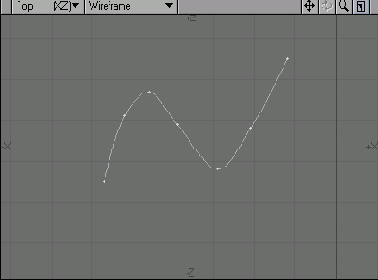 Кривая построенная при помощи инструмента Spline Draw
